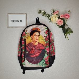 Frida Kahlo Boho Indie Backpack